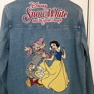 Disney & Cakeworthy Princess Snow White and the Seven Dwarves Denim Jacket Med.